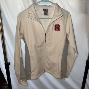 NC State Zip up fleece lined Jacket women’s size M